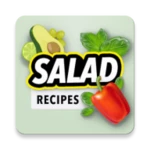 salad recipes free android application logo